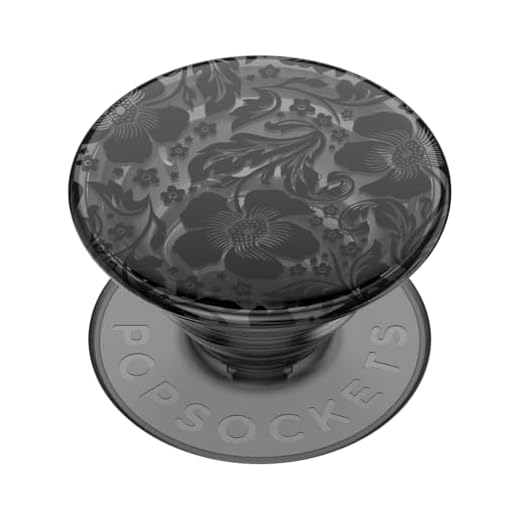 PopSockets Adhesive Phone Grip, Holder- Black Lace