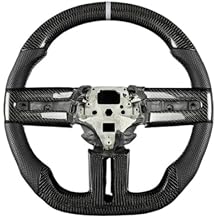 Compatible With Ford Mustang 2005 2006 2007 2008 2009 Carbon Fiber Steering Wheel Quality Leather CustomizedCustomized