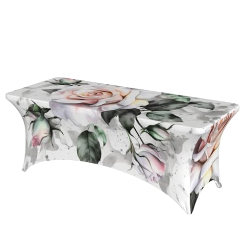 Nappe de fête extensible blanche lavable infroissable