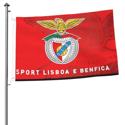 Sl Benfica Polyester Indoor Garden Flag 2X3 Ft Decor Outdoor Banner Sign Party Parade Breeze Home Fade Proof Flags