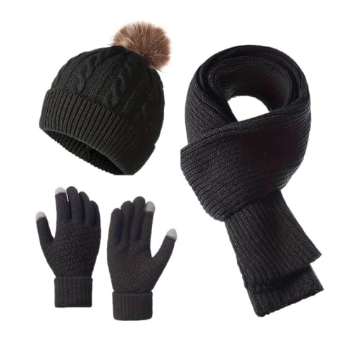 Gorro bufanda y guantes contra el frío extremo que eliminan el tacto áspero