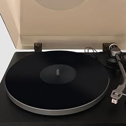 Black Acrylic Turntable Mat, 11.75” Platter Slipmat for 12 » Vinyl Record Player, Antistatic and Noise-Reducing to Enhanced Tighter Bass Quality, Record Player Mat - Les Beatles, Paul McCartney, John Lennon, RIngo Starr, George Harrison