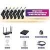 Kado USB Type-C to DC 6 Adapter Set, 90 Degree 5V Female USB-C to Male DC Barrel Connector 3.0x1.1mm 3.5x1.35mm 4.0x1.7mm 4.8x1.7mm 5.5x2.1mm 5.5x2.5mm, Charging Plug for Router, LED Light and Speaker