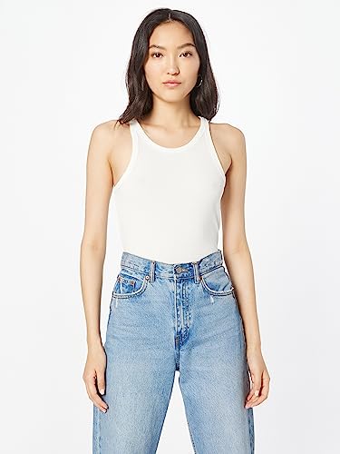 ONLY Damen Tanktop Enger Schnitt U-Ausschnitt T-Shirt 15239781 ,Cloud Dancer/Pack:2 Pack Cloud Dancer/Tea Rose ,S – Ansicht 2