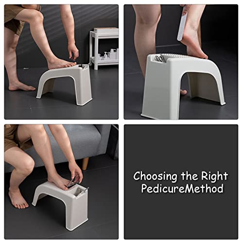 Shower Foot Rest, Shower Foot Stool For Shaving Legs, Pedicure Foot Rest Stand (White) #TOP2