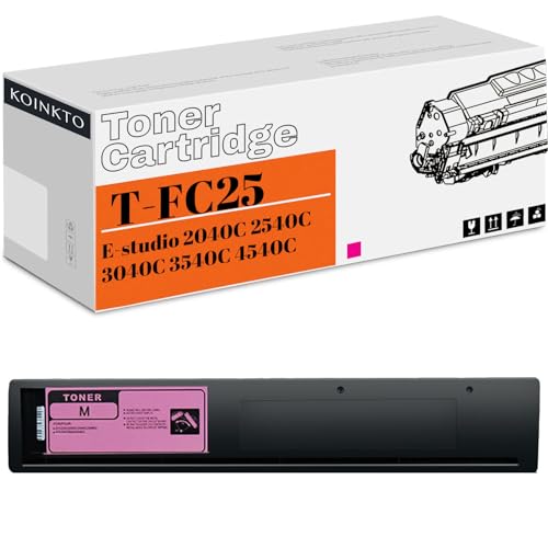 Image of KOINKTO T-FC25 TFC25 Compatible Toner Cartridge Replacement for Toshiba E-Studio E-Studio 2040C 2540C 3040C 3540C 4540C Printer (1-Pack Magenta)