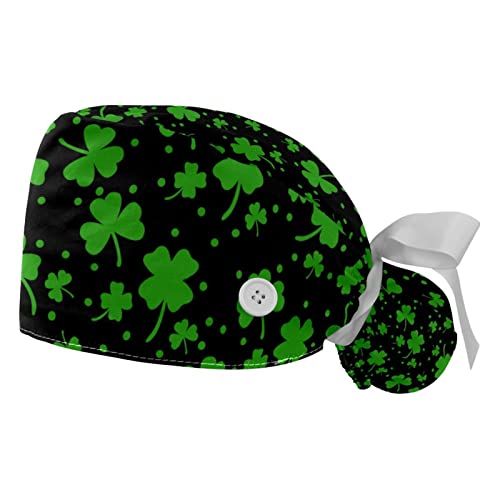 Chapeaux de travail respirants JDEZ contre la transpiration : lot de 2 casquettes bouffantes