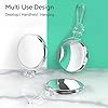 B Beauty Planet 20X Magnifying Home Mirror, Round 5'' Handle for Travel, Double-Sided 1X/20X, Foldable Makeup Mirror, Tabletop Mount
