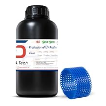 Siraya Tech Cast 3D Printer Resin Best Balance of Easy Burning and Printing Smooth Surface High Resolution Castable 405nm UV-Curing Resin for Jewelry and Metal Parts Royal Blue, 1kg