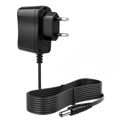 Adaptateur d’Alimentation 12V 1A Universel AC 100-240V, Câble 1,8 m Connecteur Jack 5,5×2,1 mm Chargeur Secteur Compatible TV Box, Bandes LED, Routeur, Caméras et Claviers