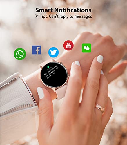 Egqinr Smart Watches For Women Answer/Make Call, 1.32" Hd Full Touch Screen Fitness Trackers With Heart Rate Blood Pressure Sleep Monitor, Ip67 Waterproof Smartwatch For Android Iphone #TOP5