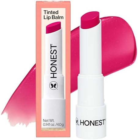 Honest Beauty Tinted Lip Balm, Cruelty-Free, Moisturizing, Dragon Fruit