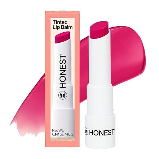 Honest Beauty Tinted Lip Balm | Antioxidant-rich Acai Extracts + Avocado Oil | EWG Certified, Vegan, Cruelty Free | Dragon Fruit