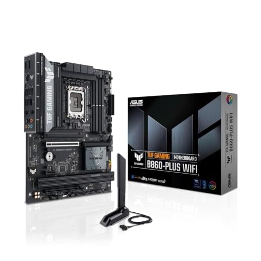 ASUS TUF Gaming B860-PLUS WiFi B860 LGA 1851 ATX Motherboard, Intel® Core™ Ultra Series 2 Ready, Advanced AI PC-Ready, 12+1+2+1 Stages, DDR5,PCIe 5.0, 3X M.2, Wi-Fi 7, 2.5Gb LAN, USB 20Gbps Type-C®