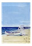 Betsy Drake FL454 12.5 x 18 in. Avalon Beach NJ Flag