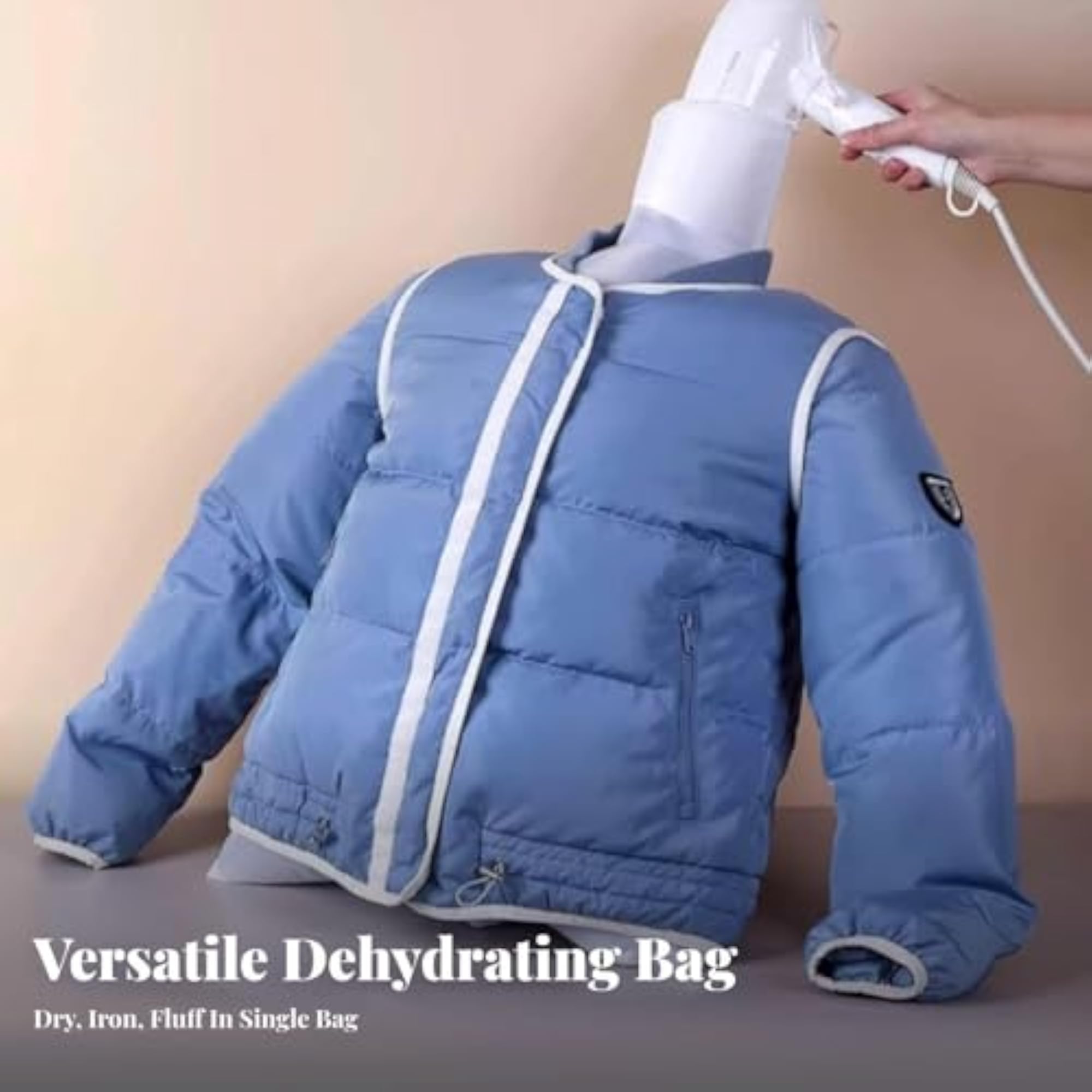 Quick Dry Inflatable Storage Pouch for Hair Dryer