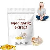 Vitaris Aglio Invecchiato,2026 Aglio invecchiato 24 mesi,Estratto di Aglio Invecchiato Inodore,Aged Garlic Extract,Vegetariano,Ingredienti Naturali,300pc
