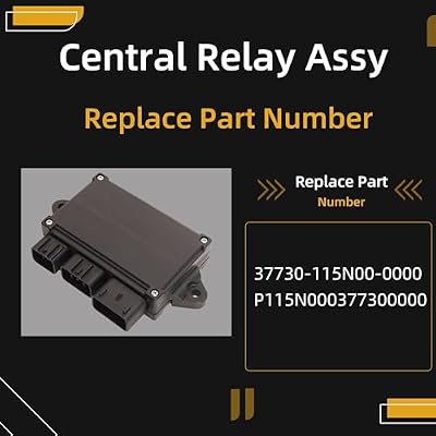 Central Relay Fuse Box Fit for Axis 500 700, for Hisun 400 500 700 UTV ATV, for Coleman UT400 UT500 UT700, for Massimo MSU500, Fit for Cub Cadet Challenger 500/700# 37700-115-0000