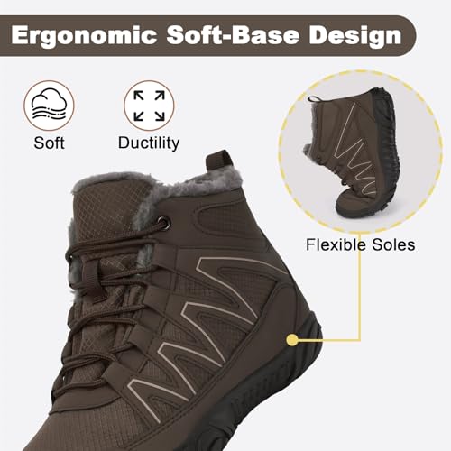 Image of Women's Waterproof Hiking Boots Anti Slip Ankle Boots Outdoor