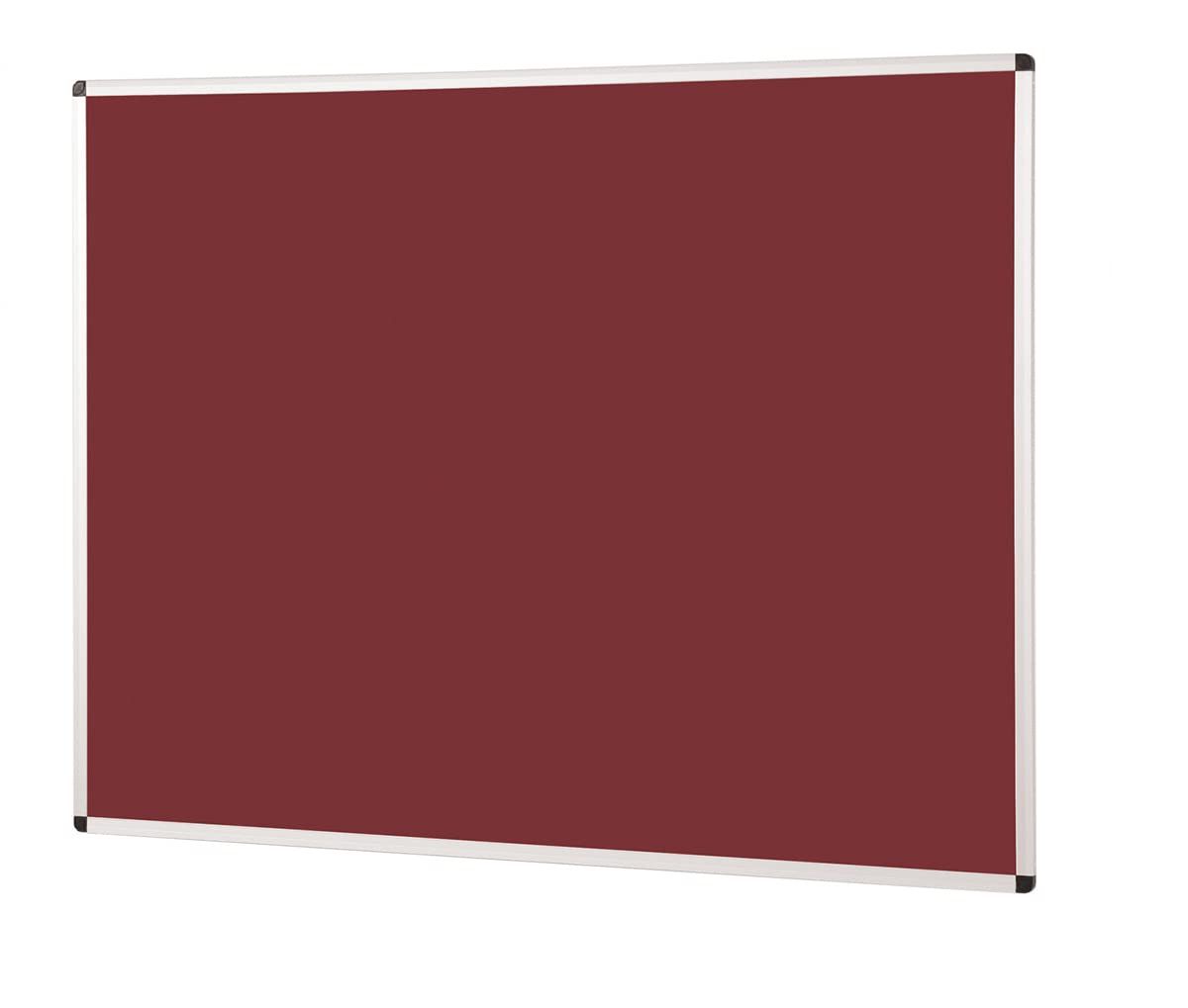 Wonderwall Aluminium Frame Burgundy Noticeboard, 120 x150 cm, Premium Anti-Fade Pinboard,Ideal for School, Office, Hubs & Venues