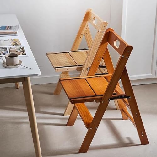Escalera de biblioteca plegable de madera para cocina y vestidores altos 4