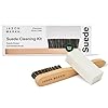 Jason Markk Suede Cleaning Kit, Shoe Cleaner, 2-Piece Set, Brush & Stain Eraser, Sneaker Care, Ideal for Footwear, Safe for Leather, Suede, Nubuck, Cotton, Knits
