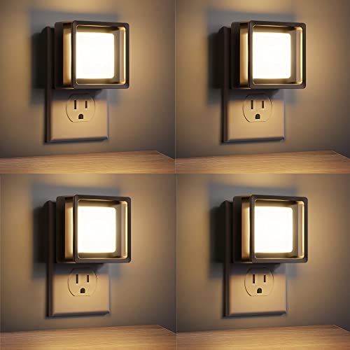 image for LED Night Light, DORESshop Night Lights Plug Into Wall [4 Pack] with D
