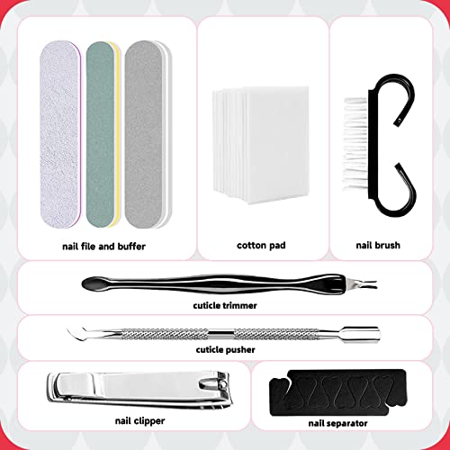 Glamonade Nail File And Buffer Professional 9Pcs Manicure Tools Kit With Double Sided Nail Files, Nail Buffers Green Sponge Buffers Nail Brush Nail Clipper Cuticle Pusher And Cuticle Trimmer Perfect Manicure Tool Set For Beginners Women Girls Diy At Everywhere #TOP1