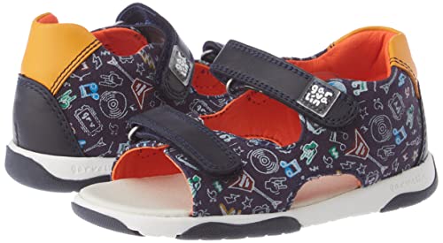 Garvalín 222615-A, Sandali, Blu Navy e Music