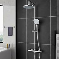 【Precise Thermostatic Control】MORADO thermostatic shower mixer bar automatically balances the pressure of hot and cold water in a short time to keep the water temperature stable for your convenience. At meantime, our thermostatic shower rods are equi...