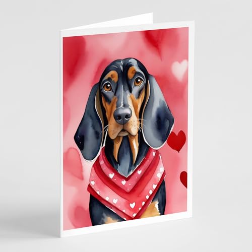 Cartes de vœux A7 pour chaque occasion, lot de 8 avec enveloppes noir et marron clair