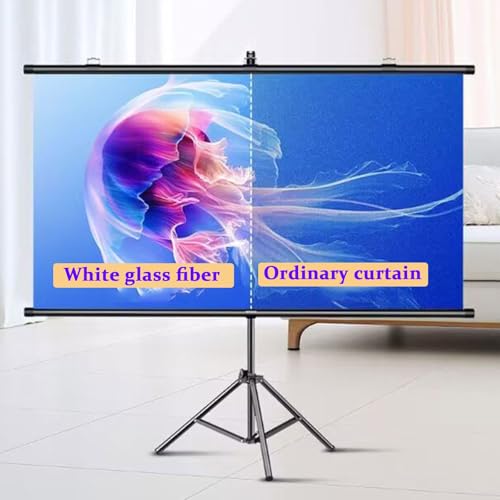 Pantalla portátil para proyector con soporte y auto-bloqueo 60in 4:3 miniatura 3