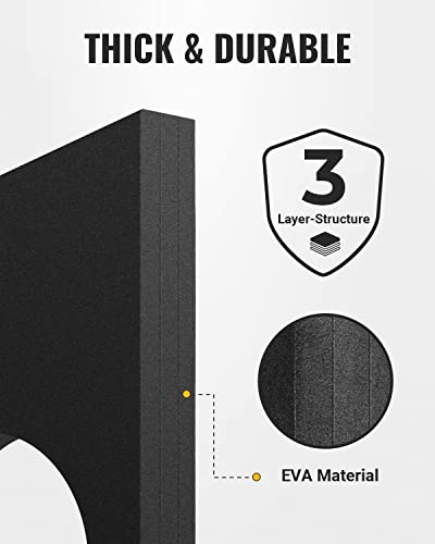 BougeRV Befestigungsplatte für tragbare 3500-BTU-Klimaanlage, EVA-Schaumplatte, isoliert Wärme von außen