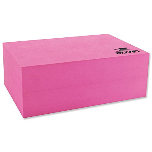 Bloco de Yoga Muvin – EVA – 22cm x 8cm x 15cm – Bloco Para Suporte, Equilíbrio e