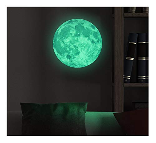 Pegatina de luna fosforescente, 30 cm Cover