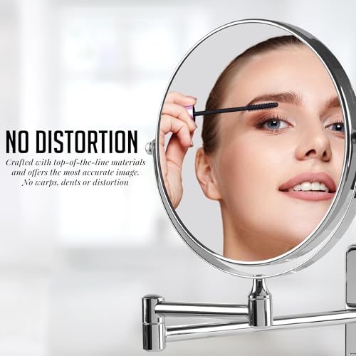 Espejo para Maquillaje de Pared Redondo con Magnificación 7" miniatura 4