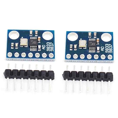 2pcs AD9833 DDS Signal Generator Module Programmable Microprocessor 0-12.5MHz Sine/Triangle/Square Wave Signal Generation