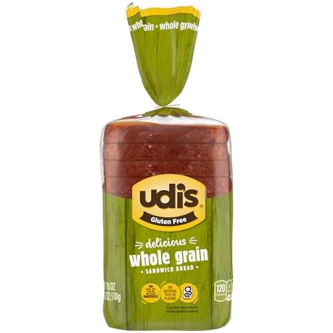 Udi's Gluten Free Delicious Whole Grain Sandwich Bread, Frozen, 18 oz, (frozen) Cover