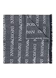 Emporio Armani Schal Herren-Logo Scarf Blau, blau, Einheitsgröße
