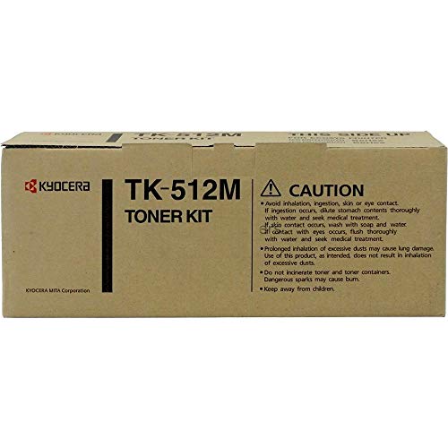 Toner Kyocera TK-512M magenta de 8000 pages pour imprimante laser de bureau
