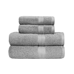Amazon Basics – Amazon Basics Handtücher-Set, 100% Baumwolle, Farbecht, Saug