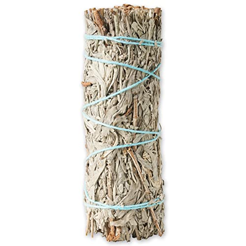 Blue Sage Smudge Sticks 4 Inch | Blue Sage Smudging Wands | Wholesale Sage Bulk Sage Kit | Salvia Blanca Para Limpiar | Sustainably Sourced California Blue Sage #TOP3