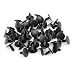 uxcell 50pcs 7.5mm Plastic Fastener Rivet Clips Fender& Bumper Shield Retainer, Auto Body Clips