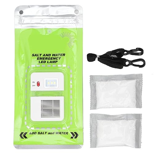 Horoper Salt Water Lamp Outdoor Water Lamp Light Bag, No Battery Required Portable Lantern for Hiking, Camping LED Lights Suitable for Outdoor Activities, Sustainable Use for 140 Hours