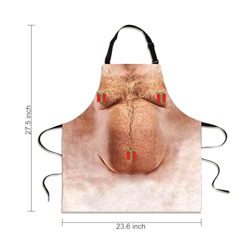White Elephant Gifts for Adults Funny Belly Apron Christmas Gag Gifts - Image 2