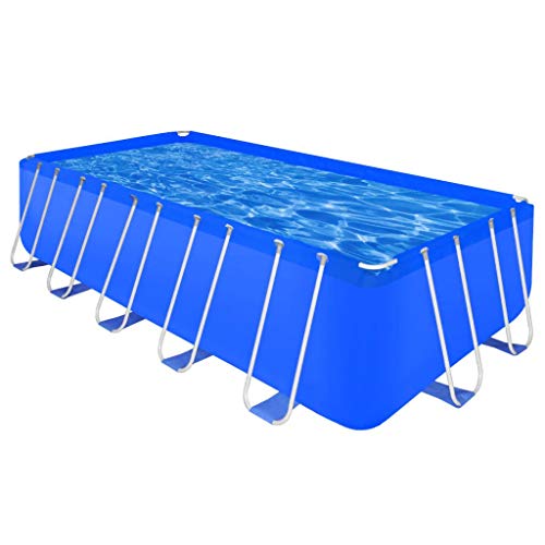 Vidaxl Piscina Rectangular Desmontable 540X270X122 Cm Jardín Patio Spa Jacuzzi
