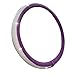 New Diamond Leather Steering Wheel Cover with Bling Bling Crystal Rhinestones, Universal Fit 15 Inch Anti-Slip Wheel Protector for Women Girls,Purple