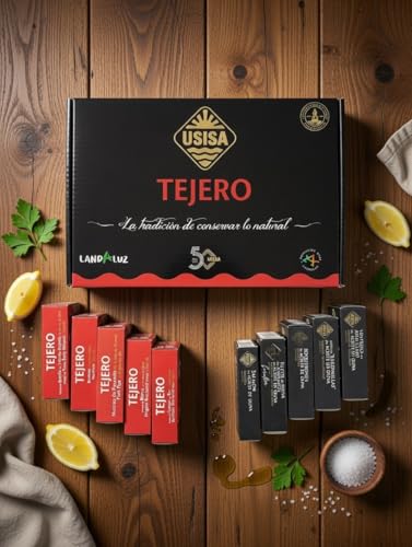 Surtido Variado de 10 Latas | Selección Premium USISA - TEJERO | Delicias en Conserva para los Paladares Más Exigentes