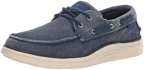 Skechers womens Status 2.0 - Lorano Oxford, Navy, 10 US