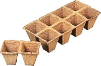 Meister Anzuchttöpfe 6 x 6 cm - Praktisches Set mit 24 Stück - 100% torffrei aus PEFC-zertifizierter Zellulose - Biologisch abbaubar / Pflanztopf / Saattopf / Pflanzenanzucht / FLOR79125